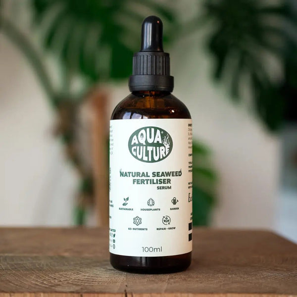Organic seaweed plant food serum 100ml - natural liquid fertiliser for houseplants by AquaCulture